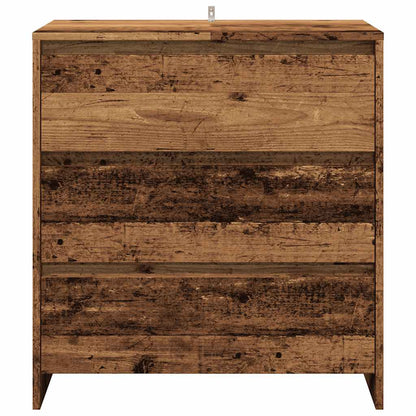 Credenza 3 pz Legno Antico in Legno Multistrato - homemem39