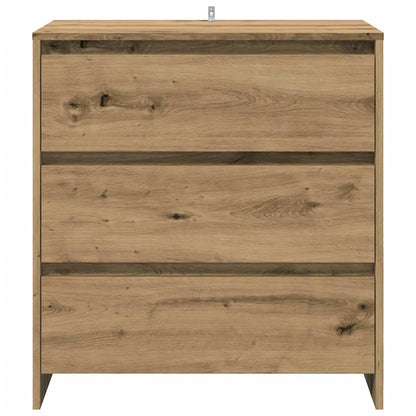 Credenza 3 pz Rovere Artigianale in Legno Multistrato - homemem39