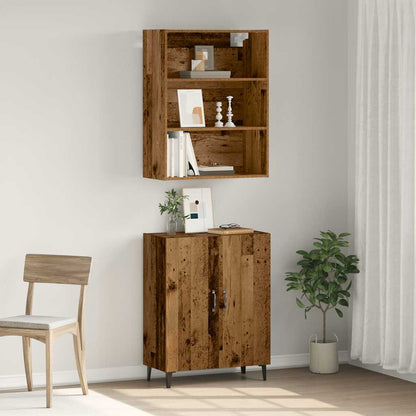 Credenza con Pensile Legno Antico in Legno Multistrato - homemem39