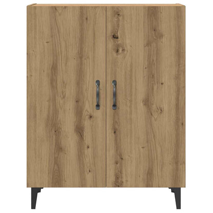 Credenza con Pensile Rovere Artigianale in Legno Multistrato - homemem39