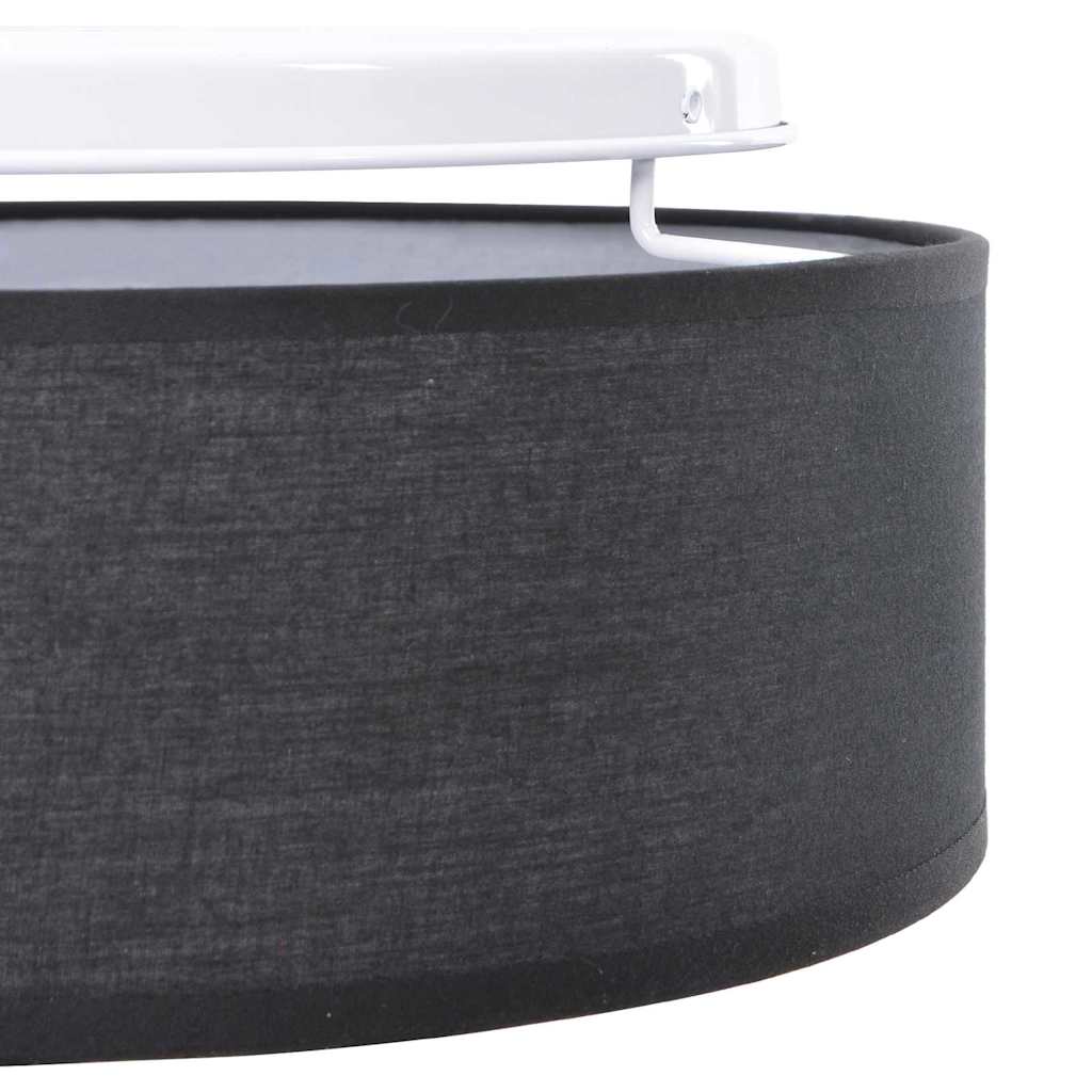 Lampada da soffitto Nero 30 x 13.5 cm Tessuto - homemem39