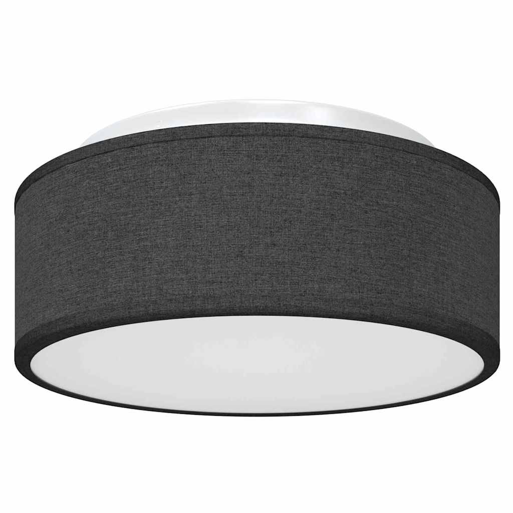 Lampada da soffitto Nero 30 x 13.5 cm Tessuto - homemem39
