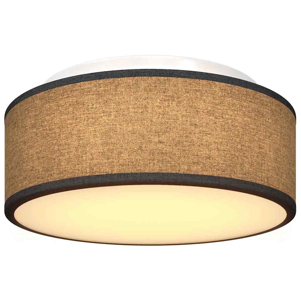 Lampada da soffitto Nero 30 x 13.5 cm Tessuto - homemem39