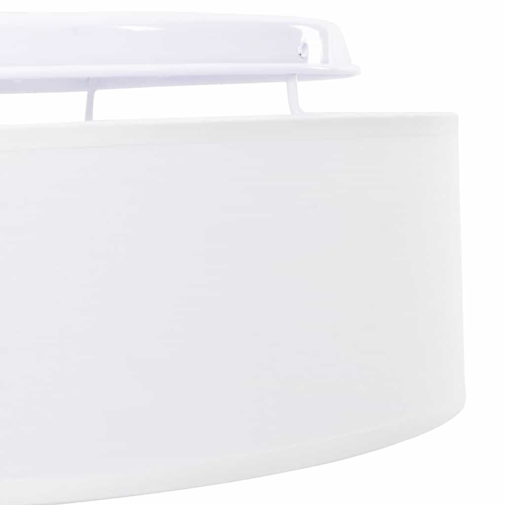 Lampada da soffitto Bianco 30 x 13.5 cm Tessuto - homemem39
