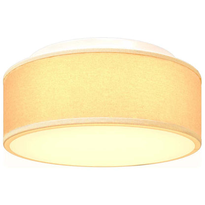 Lampada da soffitto Bianco 30 x 13.5 cm Tessuto - homemem39