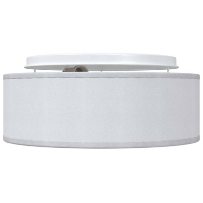 Lampada da soffitto Grigio 30 x 13.5 cm Tessuto - homemem39