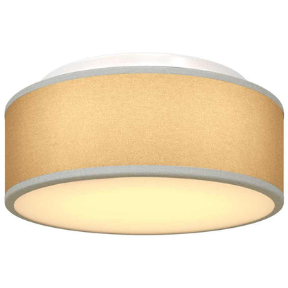 Lampada da soffitto Grigio 30 x 13.5 cm Tessuto - homemem39