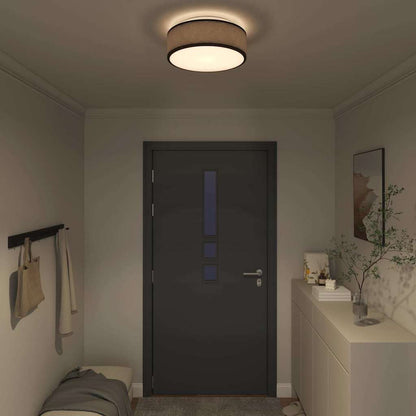 Lampada da soffitto Nero 38 x 13.5 cm Tessuto - homemem39