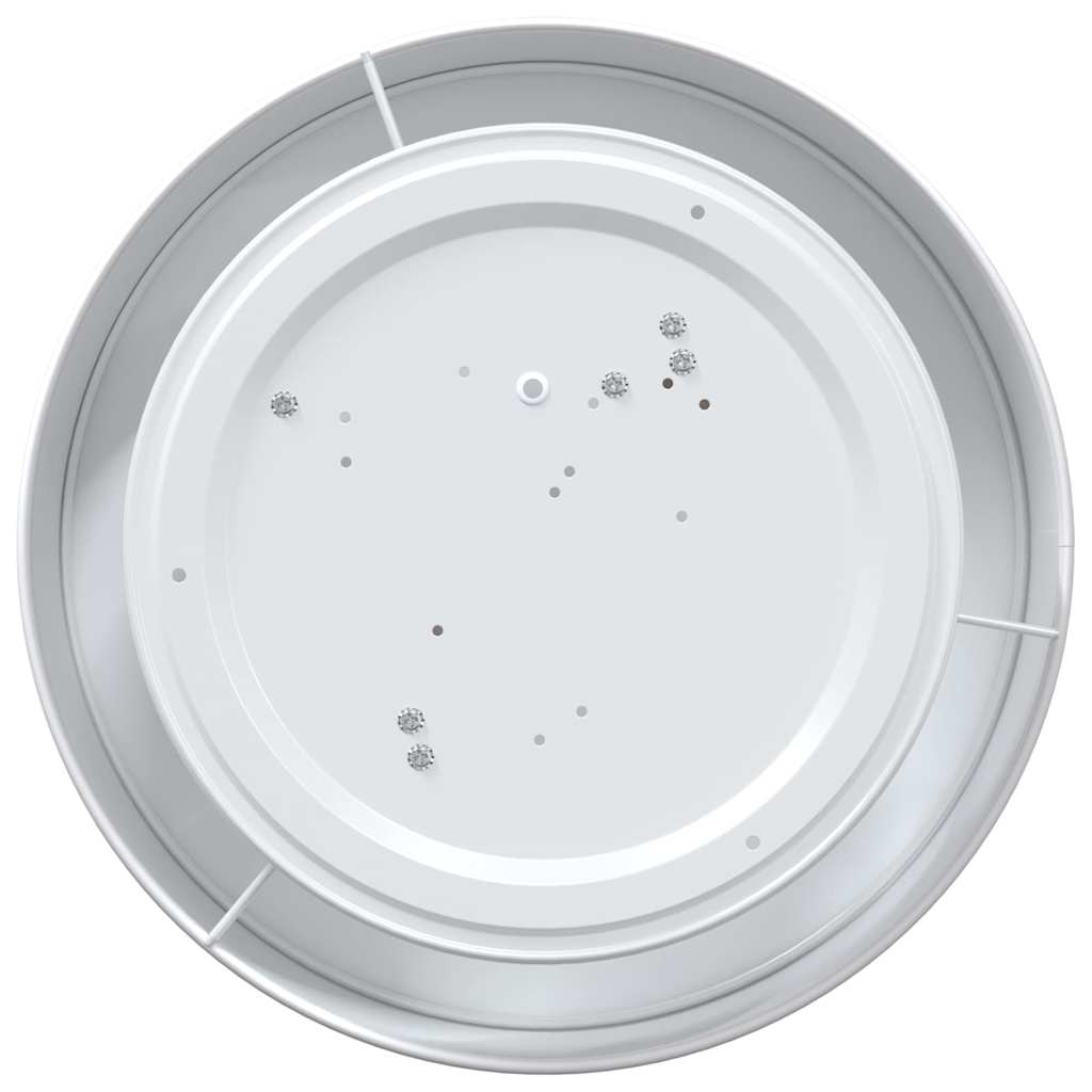 Lampada da soffitto Bianco 38 x 13.5 cm Tessuto - homemem39