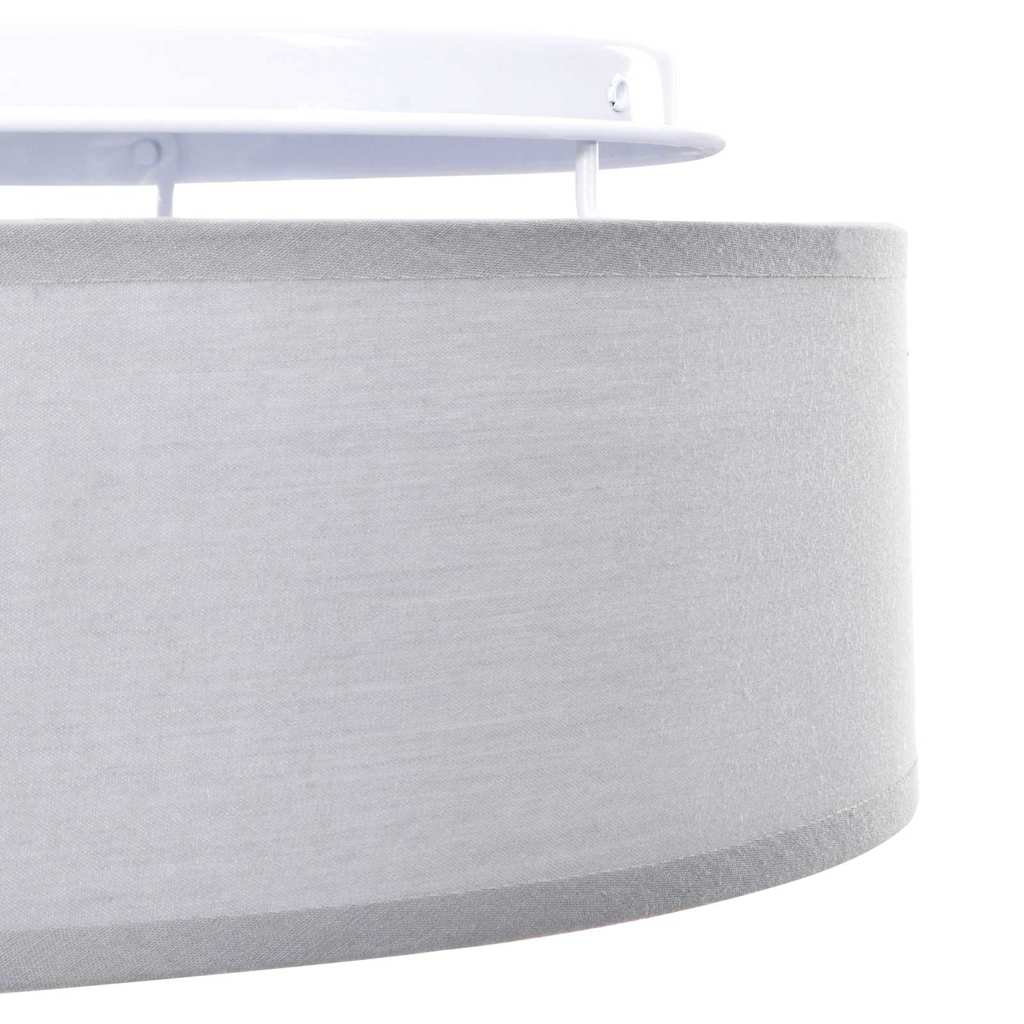 Lampada da soffitto Grigio 38 x 13.5 cm Tessuto - homemem39