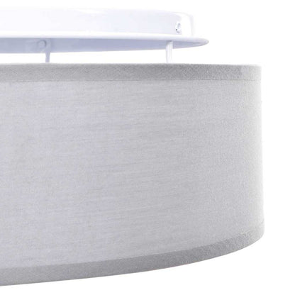 Lampada da soffitto Grigio 38 x 13.5 cm Tessuto - homemem39