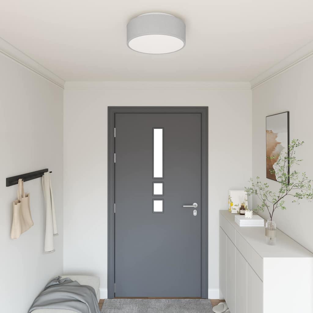 Lampada da soffitto Grigio 38 x 13.5 cm Tessuto - homemem39