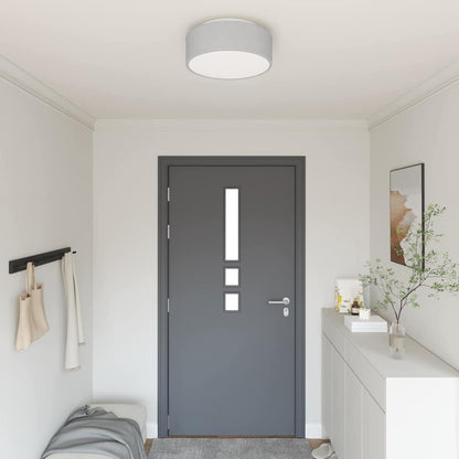 Lampada da soffitto Grigio 38 x 13.5 cm Tessuto - homemem39