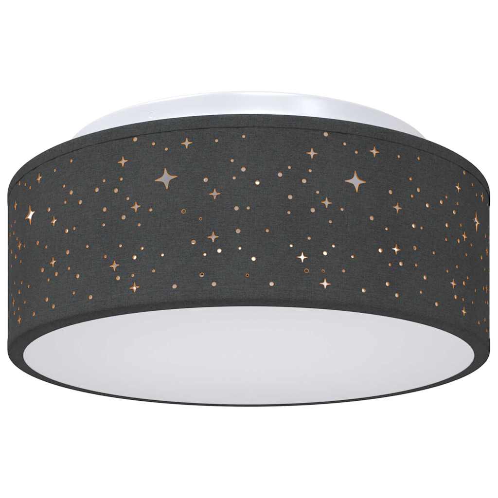 Lampada da soffitto Nero 30 x 13.5 cm Tessuto - homemem39