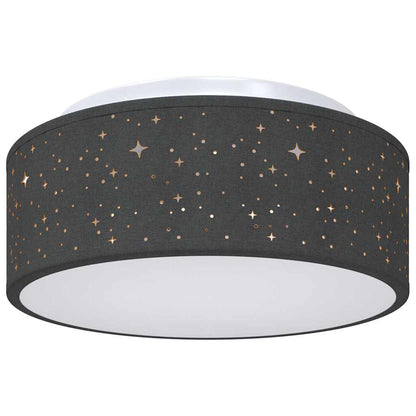 Lampada da soffitto Nero 30 x 13.5 cm Tessuto - homemem39
