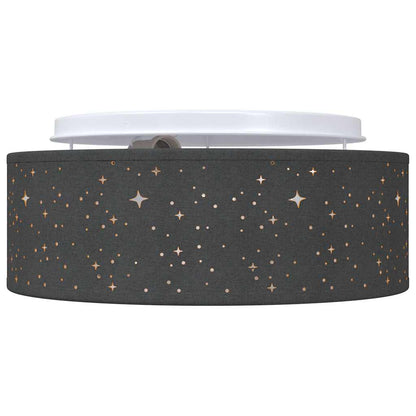Lampada da soffitto Nero 30 x 13.5 cm Tessuto - homemem39