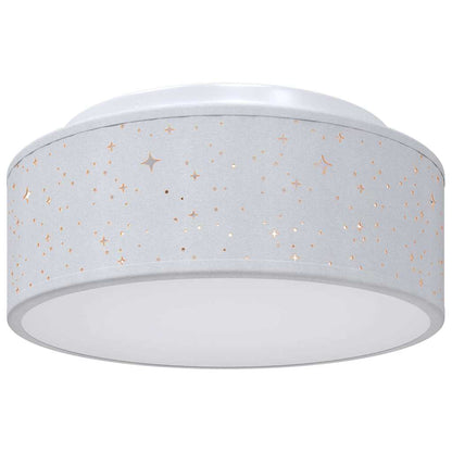 Lampada da soffitto Grigio 30 x 13.5 cm Tessuto - homemem39