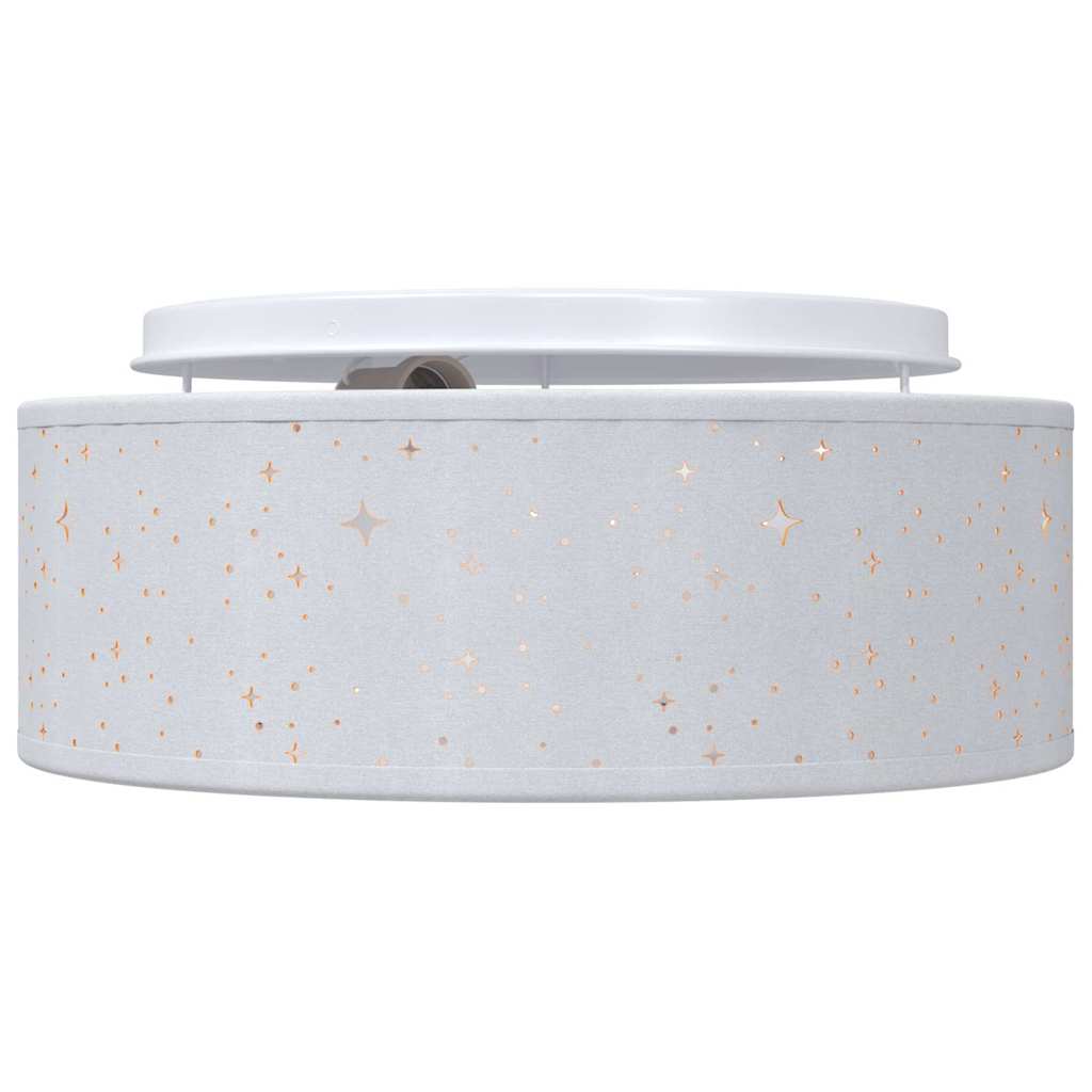 Lampada da soffitto Grigio 30 x 13.5 cm Tessuto - homemem39