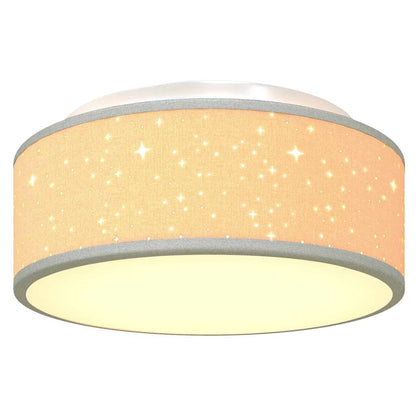 Lampada da soffitto Grigio 30 x 13.5 cm Tessuto - homemem39