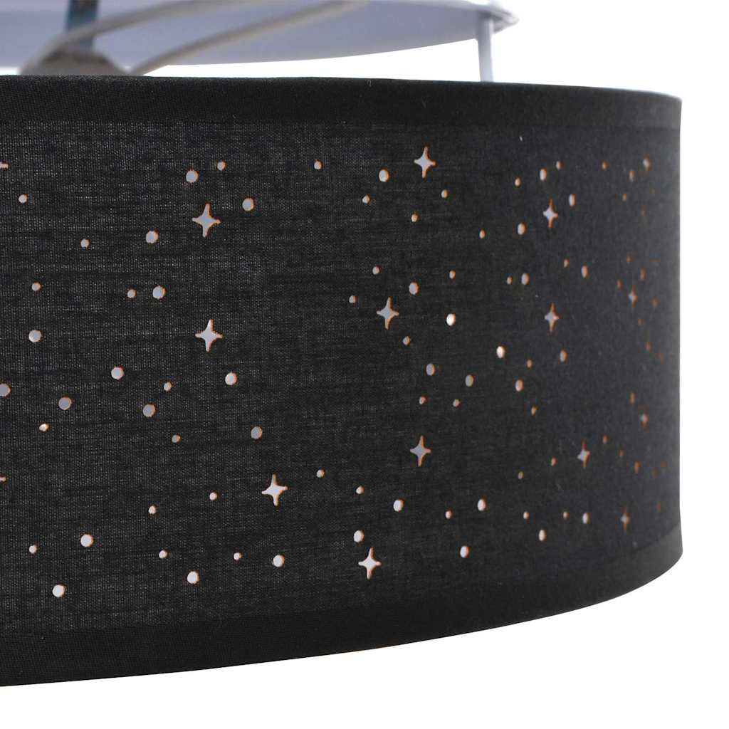 Lampada da soffitto Nero 38 x 13.5 cm Tessuto - homemem39