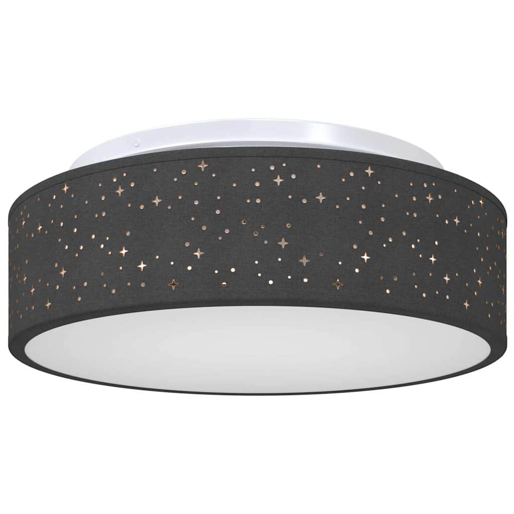 Lampada da soffitto Nero 38 x 13.5 cm Tessuto - homemem39