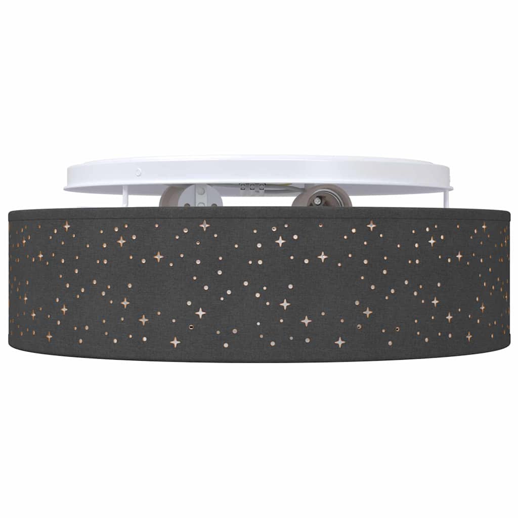 Lampada da soffitto Nero 38 x 13.5 cm Tessuto - homemem39