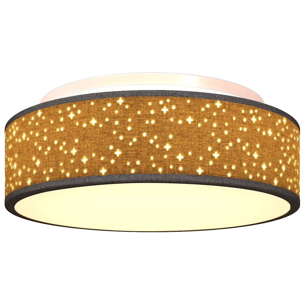 Lampada da soffitto Nero 38 x 13.5 cm Tessuto - homemem39