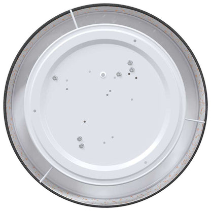 Lampada da soffitto Nero 38 x 13.5 cm Tessuto - homemem39