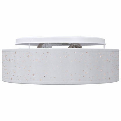 Lampada da soffitto Grigio 38 x 13.5 cm Tessuto - homemem39