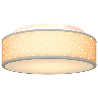 Lampada da soffitto Grigio 38 x 38 x 13,5 cm Tessuto | homemem39