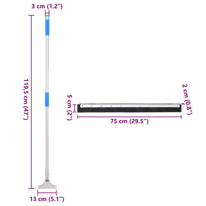 Tergipavimento 5 pz 75x122,5 cm in Acciaio e Gomma | homemem39