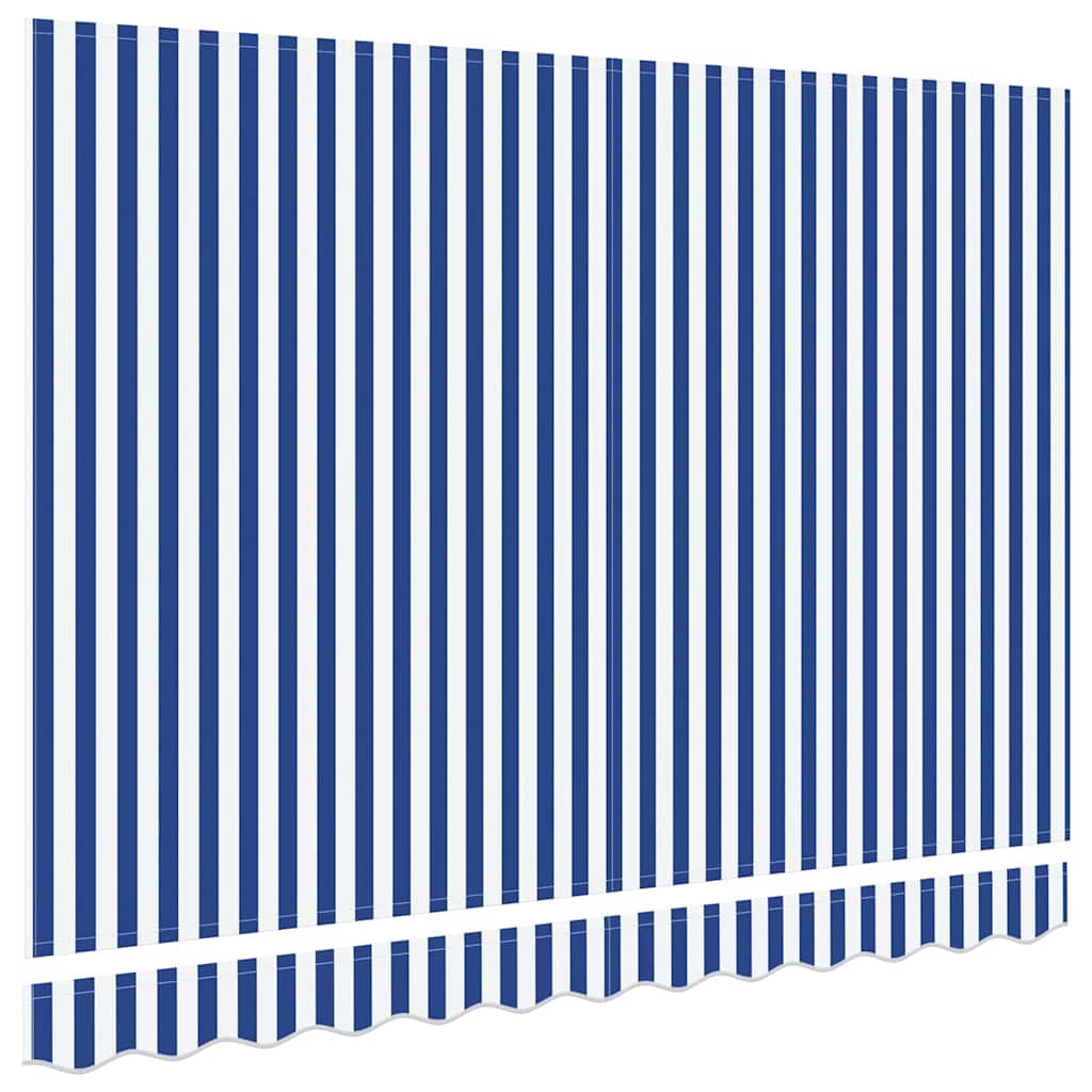 Telo di ricambio per tenda da sole Blu e Bianco 2,5 x 2 m