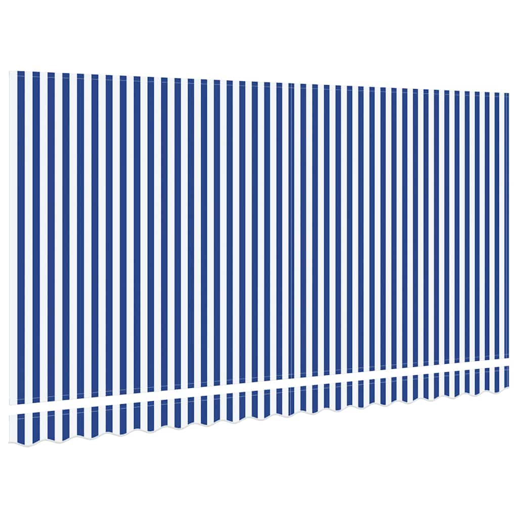 Telo di ricambio per tenda da sole Blu e Bianco 4 x 2 m | homemem39