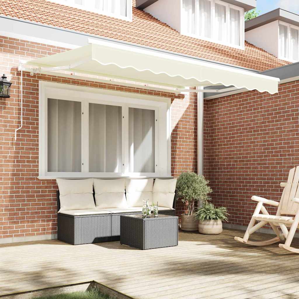 Telo di ricambio per tenda da sole Crema 3 x 2 m Poliestere