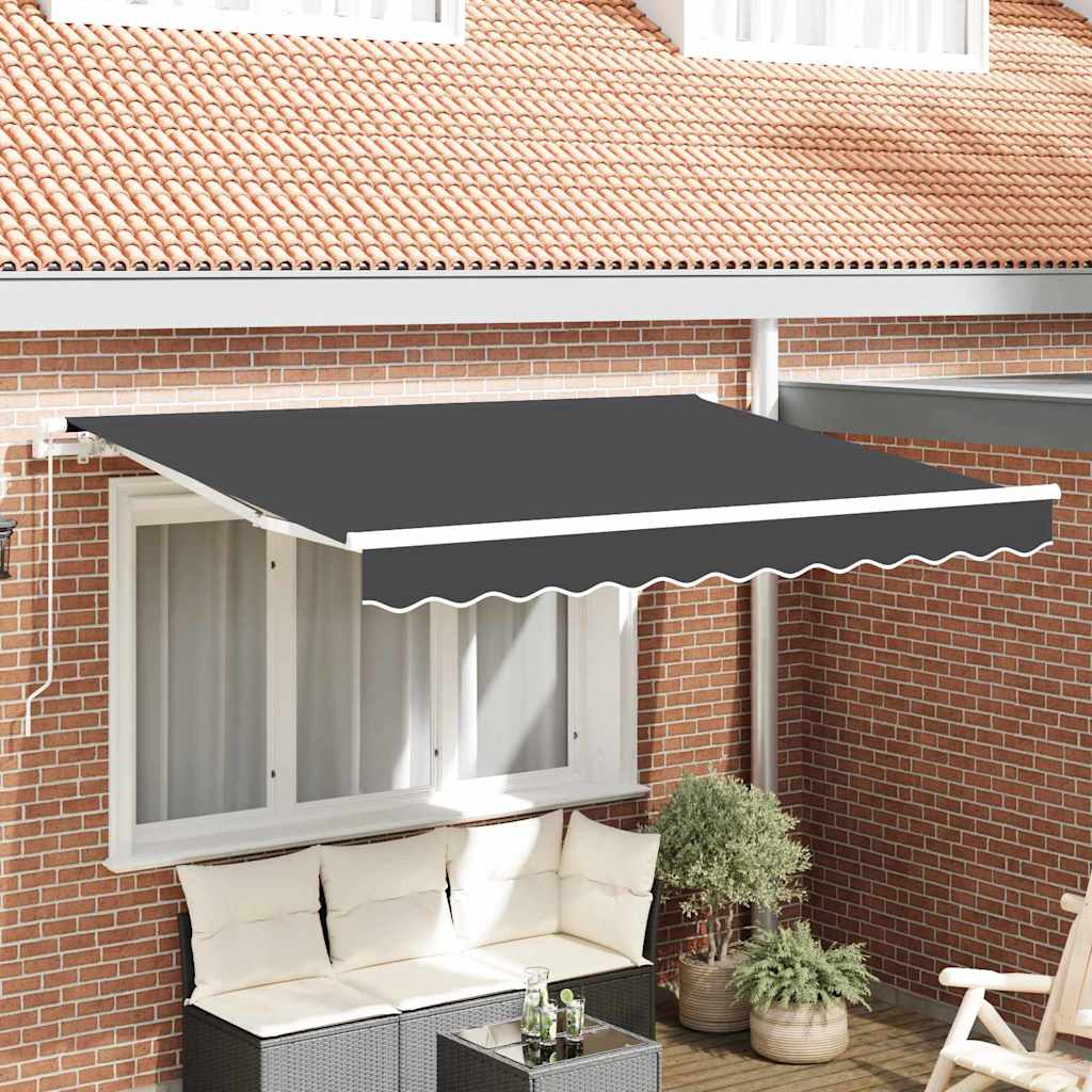 Telo di ricambio per tenda da sole Antracite 3,5 x 2 m