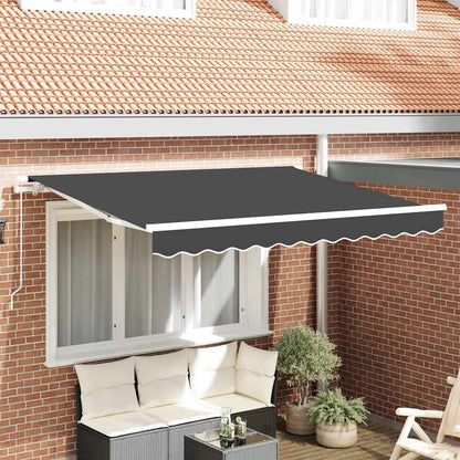 Telo di ricambio per tenda da sole Antracite 3,5 x 2 m