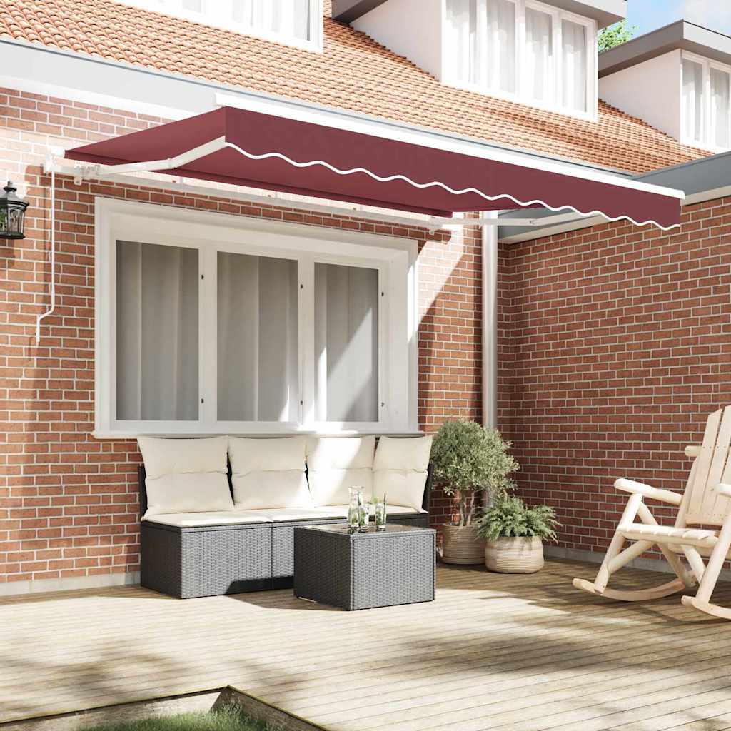 Telo di ricambio per tenda da sole Rosso Borgogna 280 x 195 cm