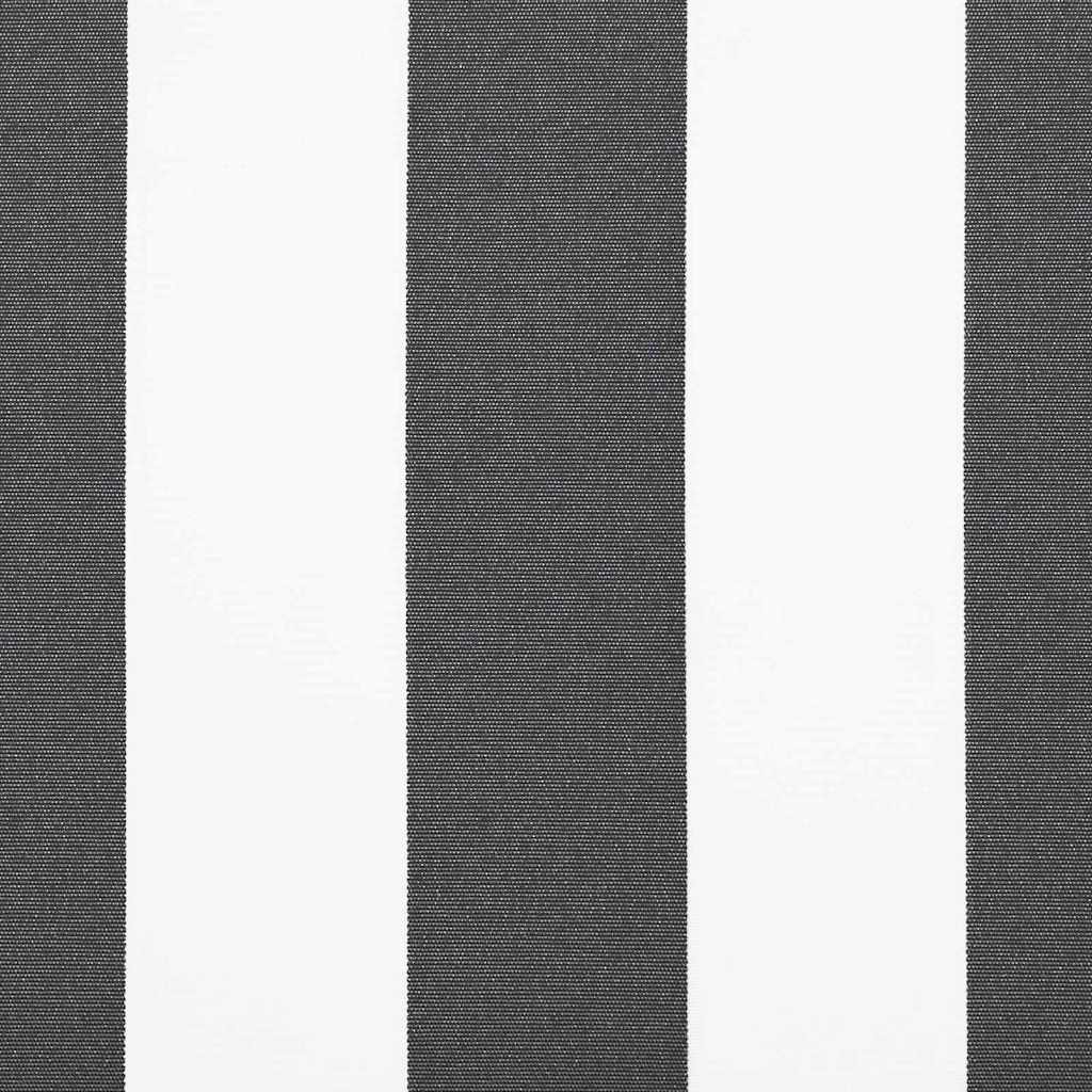 Telo di ricambio per tenda da sole Antracite e bianco - homemem39