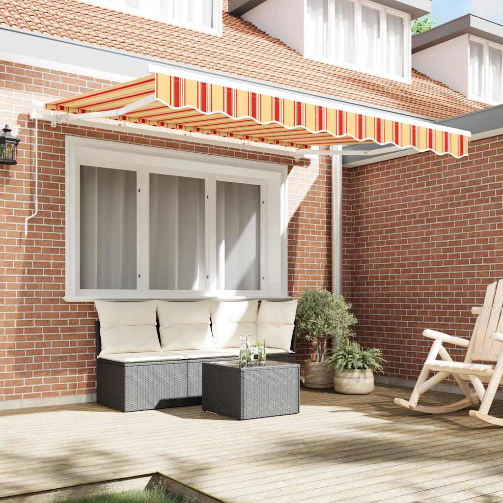 Telo di ricambio per tenda da sole Giallo e Arancione 2,5 x 2 m | homemem39