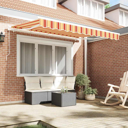 Telo di ricambio per tenda da sole Giallo e Arancione 2,5 x 2 m | homemem39