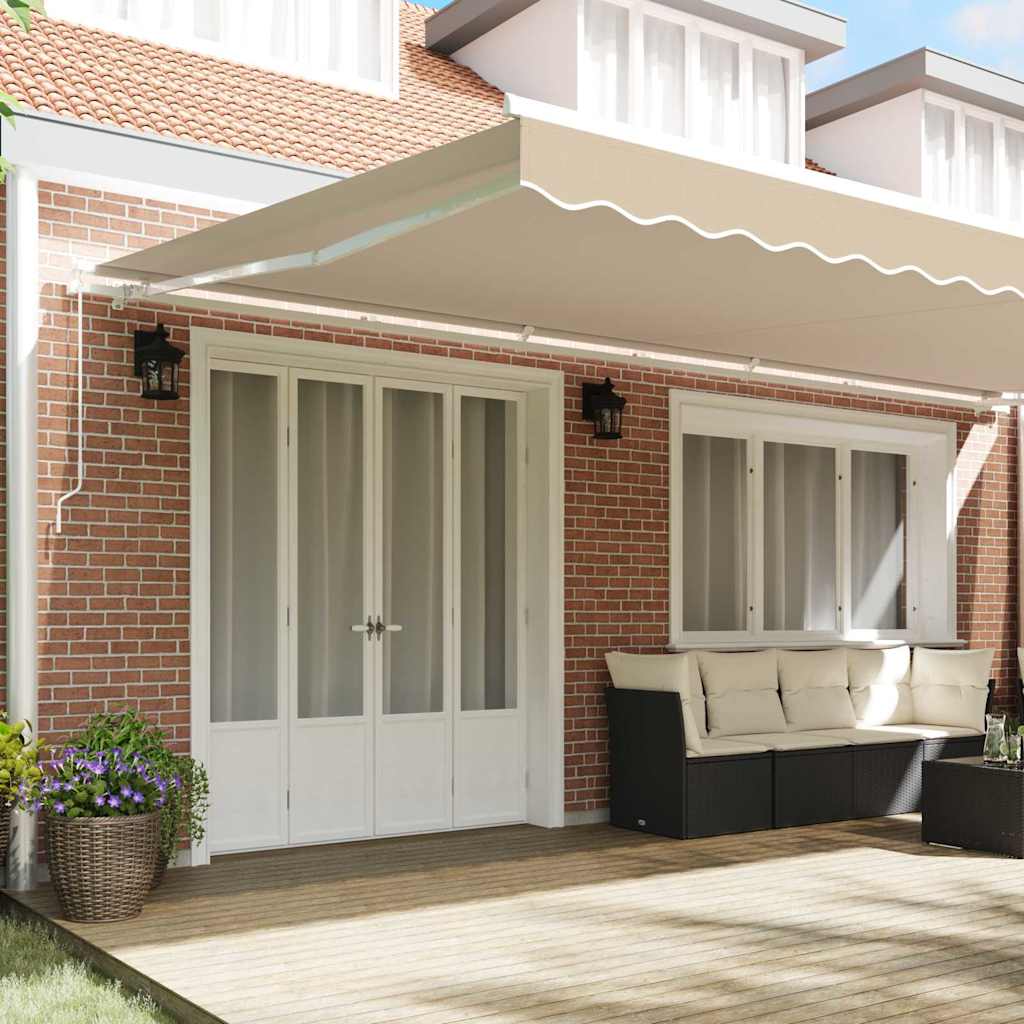Telo di ricambio per tenda da sole Beige 6 x 3 m Poliestere | homemem39