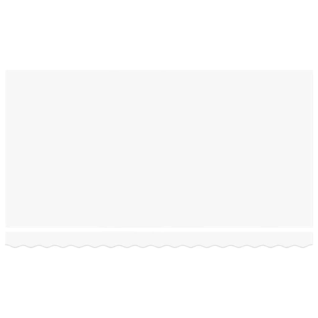 Telo di ricambio per tenda da sole Bianco 400 x 200 cm Tela - homemem39