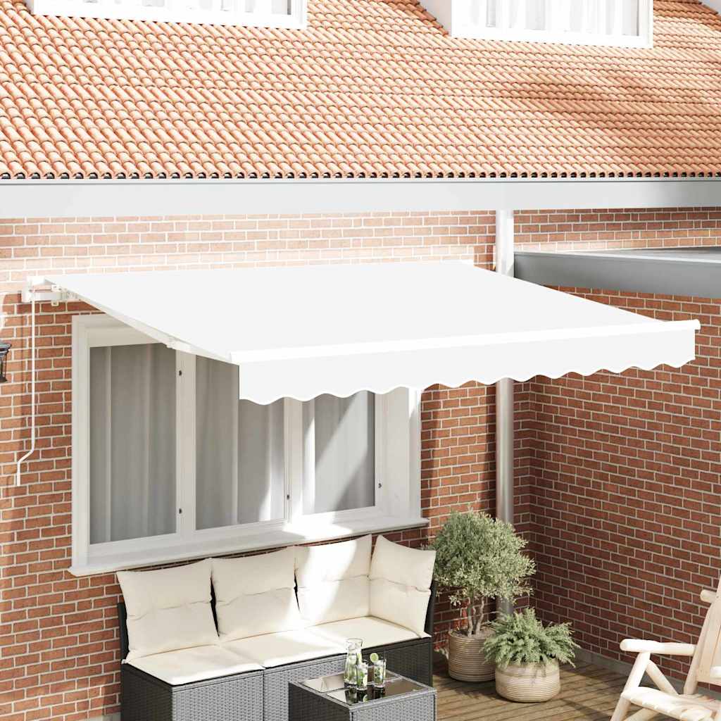 Telo di ricambio per tenda da sole Bianco 3,5 x 2,5 m