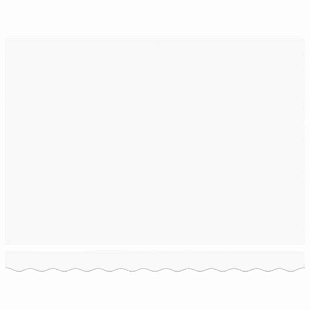 Telo di ricambio per tenda da sole Bianco 350 x 250 cm Tela - homemem39