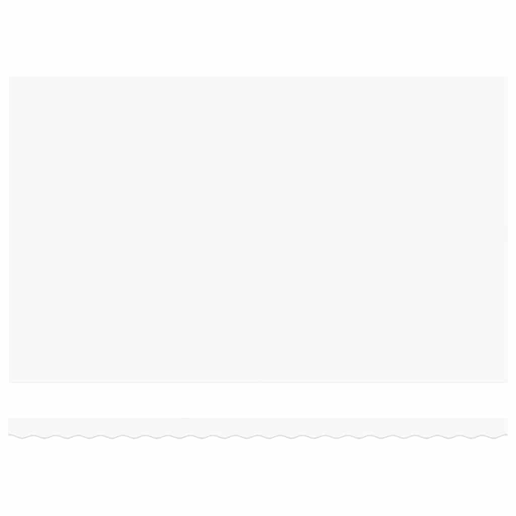 Telo di ricambio per tenda da sole Bianco 500 × 350 cm Tela - homemem39