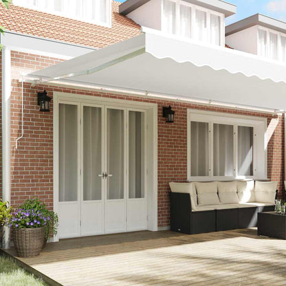 Telo di ricambio per tenda da sole Bianco 580 x 295 cm