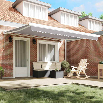 Telo di ricambio per tenda da sole Grigio chiaro 4 × 3,5 m | homemem39