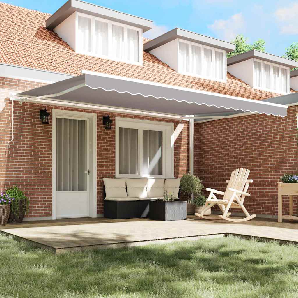 Telo di ricambio per tenda da sole Grigio chiaro 430 x 345 cm | homemem39