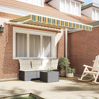 Telo di ricambio per tenda da sole Verde e giallo 300 x 250 cm - homemem39