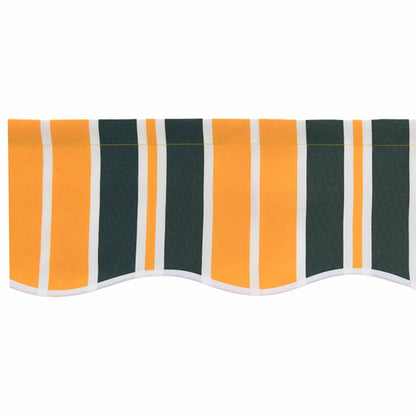 Telo di ricambio per tenda da sole Verde e giallo 400 × 300 cm - homemem39